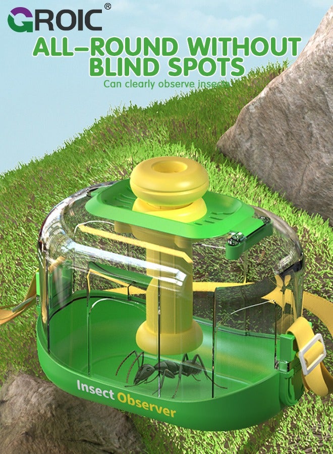 GROIC 15 Pcs Kids Explorer Kit, Pop Up Tent with Kids Camping Gear Set, Bug Catcher Kit for Kids,Outdoor Toys Camping Tools Set for Kids, STEM Educational Toy Binoculars & More for Nature Exploration - Image 5