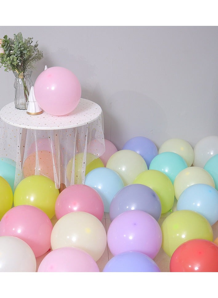 حفلة عيد ميلاد 100 قطعة معكرونة حلوى بالون لاتكس مجموعة زخرفة - Image 1