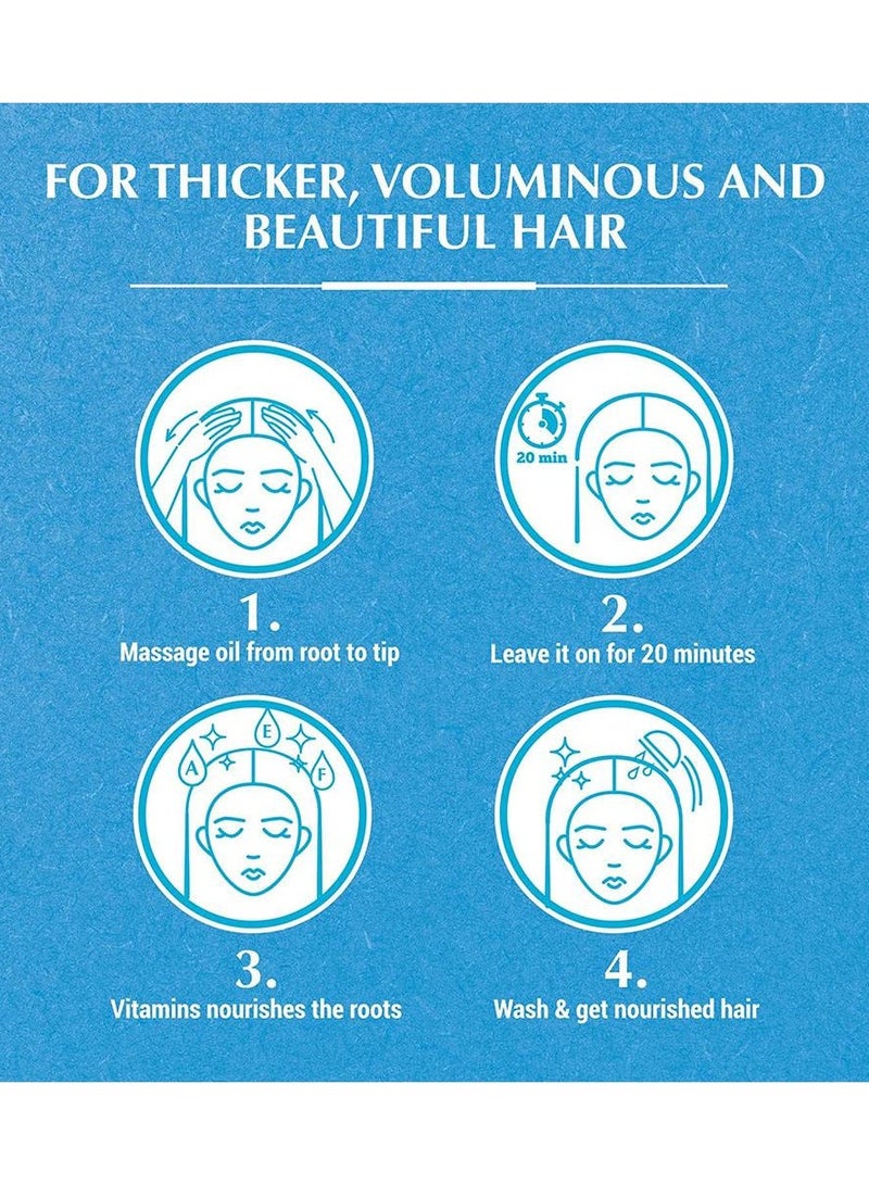 VATIKA Coconut Enriched Hair Oil Volume & Thickness 200 ml - Image 5