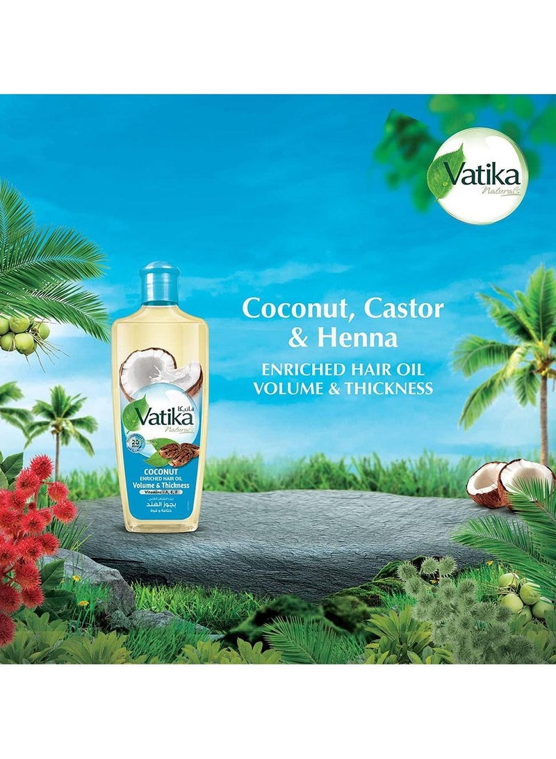 VATIKA Coconut Enriched Hair Oil Volume & Thickness 200 ml - Image 2