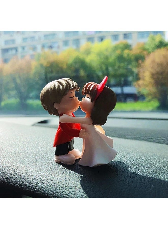 ascension Cute Kissing Couple Miniature Figurine Showpiece Gift for Husband Wife Romantic Valentine Day Gift for Girlfriend, Boyfriend Small Baby Couple Showpiece Valentines Gifts - Image 2