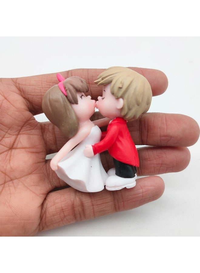 ascension Cute Kissing Couple Miniature Figurine Showpiece Gift for Husband Wife Romantic Valentine Day Gift for Girlfriend, Boyfriend Small Baby Couple Showpiece Valentines Gifts - Image 4