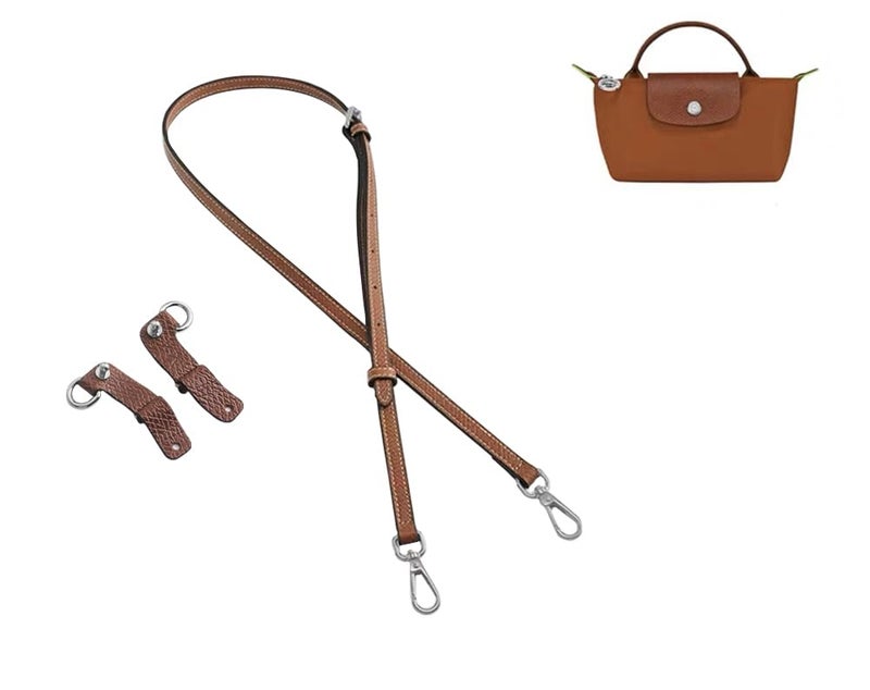 YESIKIMI Single Handle Conversion Set Compatible With Longchamp Mini Pouch Real Leather Free Punching - Image 1