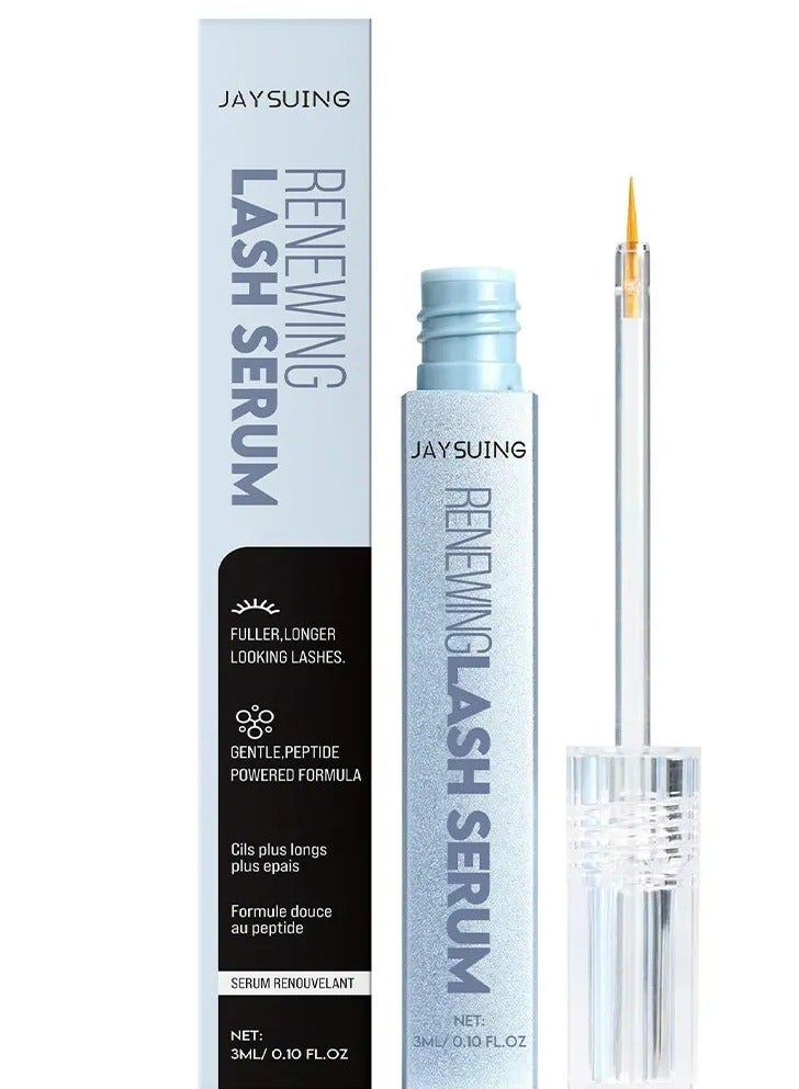 Jaysuing Renewing Lash Serum – Peptide-Infused Eyelash Serum for Fuller, Longer-Looking Natural Lashes, Lash Enhancing Treatment with Nourishing Botanicals, Cruelty-Free Gentle Formula - Image 1