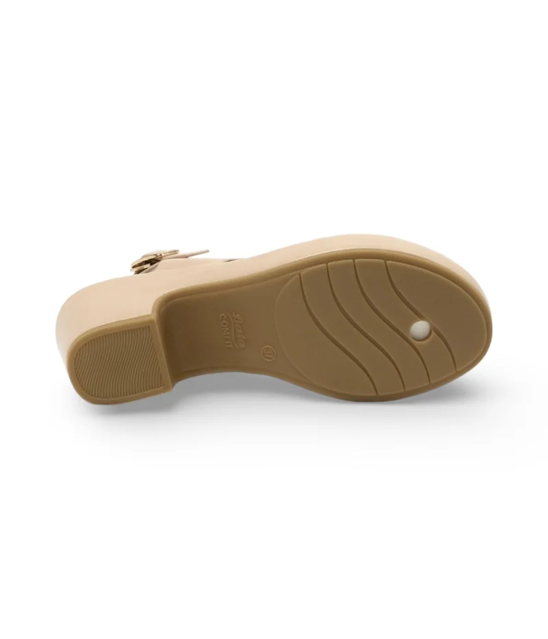 Bata Cross‑Strap Platform Heel Sandals