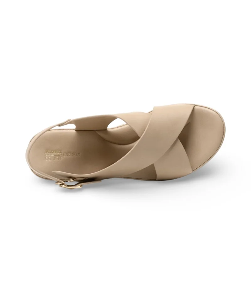 Bata  Cross‑Strap Platform Heel Sandals for Women | Best Price UAE