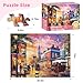 VOLUVOLU 500 Pieces Carriage Puzzles for Adults Evening Street Puzzle for Adults Seniors Retro Style Puzzle 500 Pieces Gift for Birthday Home Decor Fun for Family Entertainment205 15 in - Image 4