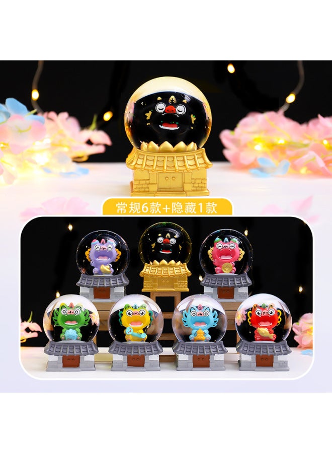 Cartoon Cat Figurines, Panda Is Also A Cat, Blind Box, Living Room Entrance Decoration, Car Ornaments, Children's Toys