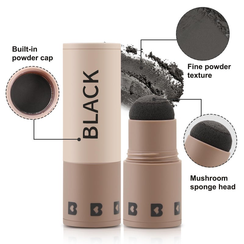 Boobeen Hairline Powder Stick, Root Touch Up and Hair Shadow Powder Stick, Waterproof Hairline Filler to Cover Gray Hair, Thinning Hair - Image 4