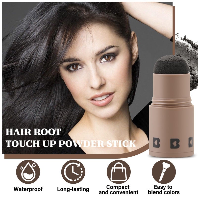 Boobeen Hairline Powder Stick, Root Touch Up and Hair Shadow Powder Stick, Waterproof Hairline Filler to Cover Gray Hair, Thinning Hair - Image 5