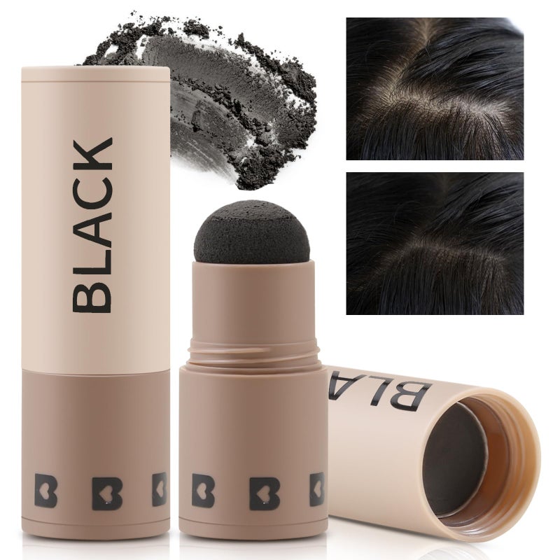 Boobeen Hairline Powder Stick, Root Touch Up and Hair Shadow Powder Stick, Waterproof Hairline Filler to Cover Gray Hair, Thinning Hair - Image 1