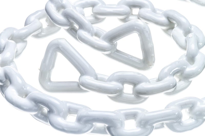 Seachoice Boat Anchor Chain, PVC, White, Coated, 5/16 In. X 5 Ft., For Boats Up to 40 Feet - Image 2