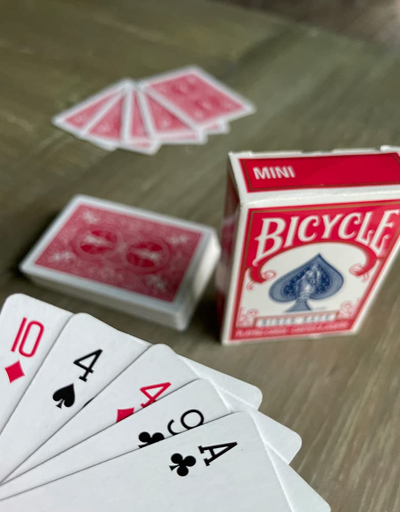 Bicycle Mini Decks Playing Cards - Single Deck - (Color May Vary) - Smaller Than Traditional Deck - Image 2
