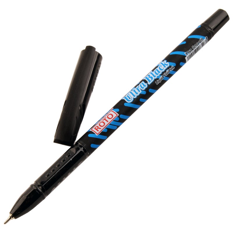 Roto ultra black ballpoint pen, blue, 7 mm