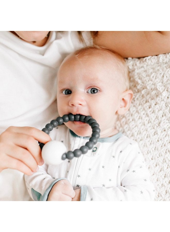 Ryan & Rose Ryan and Rose Cutie Teether Rattle (Charcoal) - Image 3