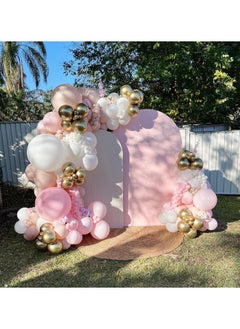 Pink and White Balloon Arch Kit, 121PCS Pink and Gold Balloon Garland Pastal Pink White Gold Confetti Balloons for Girls Birthday Baby Shower Wedding Bridal Shower Party Decorations - pzsku/ZE9A538B590947FD40F85Z/45/_/1732177147/e9f43e25-a8a3-4e35-820b-e8d863c4dda5