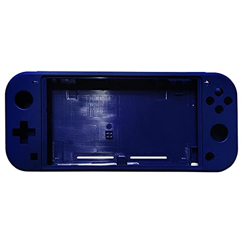Rinbers Front Back Faceplate Rear Back Cover Housing Replacement for Nintendo Switch NS Lite Console HDH-001 Top Bottom Shell Case Plastic Cover - Dark Blue - Image 2