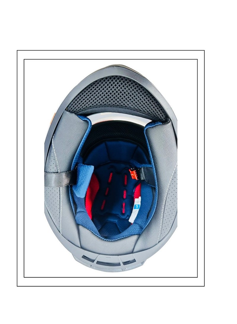 GIKE Motorcycle-White Full Face Helmet Helmet Safety Racing Helmet Endure Sport High-strength ABS Shell ECE Approved - Image 5
