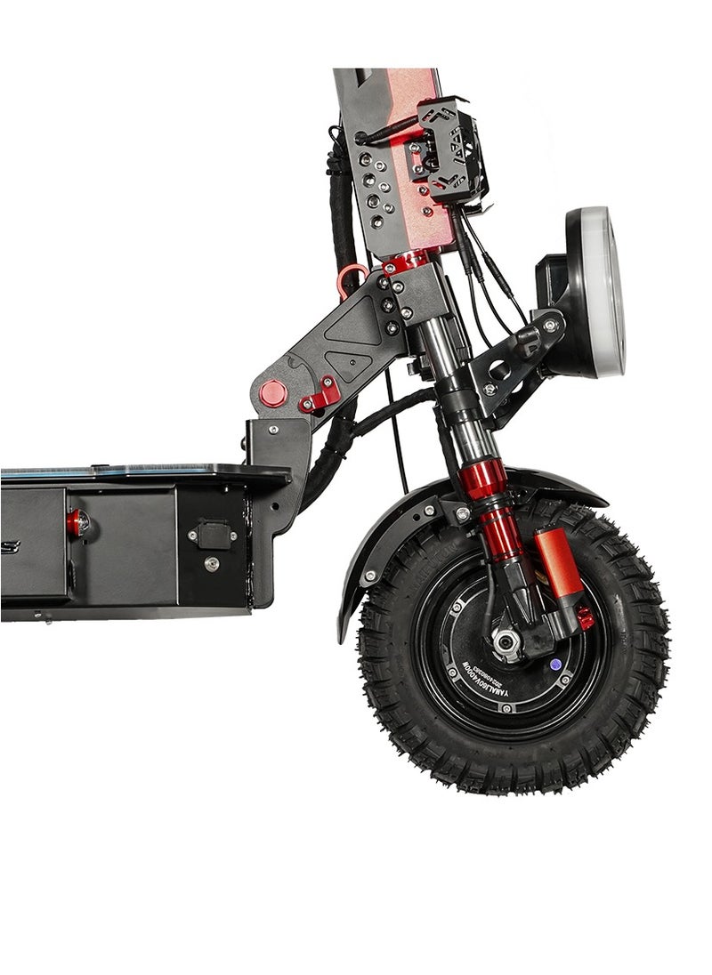 Crony MK-11 Off Road Dual Motor Electric Scooter MK-11 Dual Motor Electric Scooter Fast High Speed, 80KM Range | 11” Off-Road Tires, Hydraulic Suspension, RGB Lighting, Bluetooth Speaker & LCD Display Aluminum alloy frame  - Image 5
