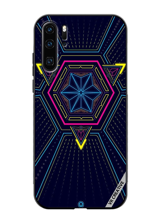 VR CREATIVE Protective Case Cover For Huawei P30 Pro Abstract Design Multicolour - Image 1