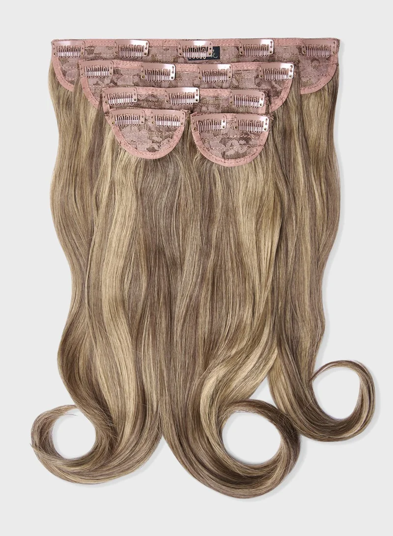 LullaBellz Blowdry 22 Inch 5 Piece Clip In Extensions - Mellow Brown