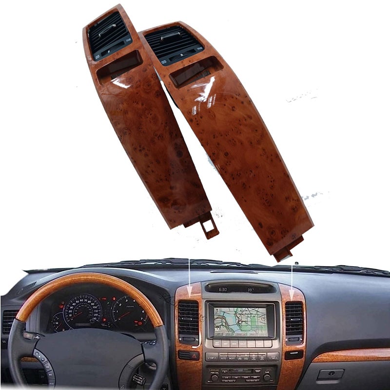 Center Dash AC Outlet Air Vent Panel for TOYOTA PRADO Lexus GX470 20022009 5547460040 Walnut Walnut