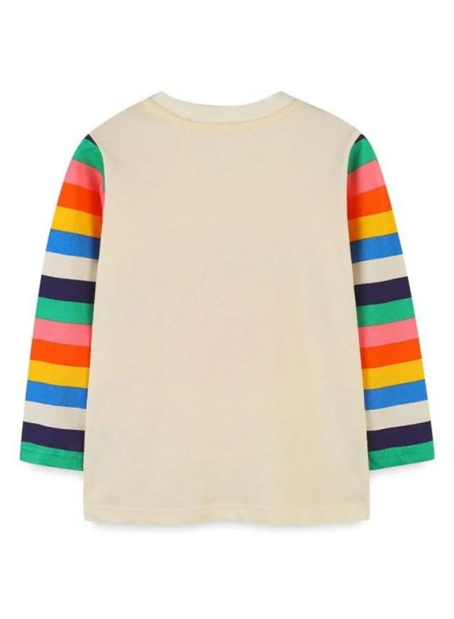 YUNIQEE Multi Printed Long Sleeve Crew Neck T-Shirt
