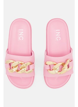 INC Kids Girl Slip On Slipper, Pink  - Image 4