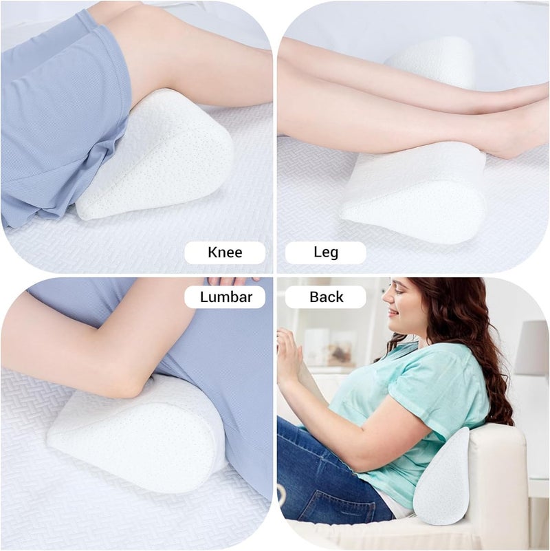INFANZIA Cervical Memory Foam Neck Pillow, Contour Support Pillow for Neck Pain Relief, Drop-Shaped Neck Roll Pillow, Ergonomic Bed Pillow for Sleeping, Orthopedic Cervical Pillow for Back - Image 3