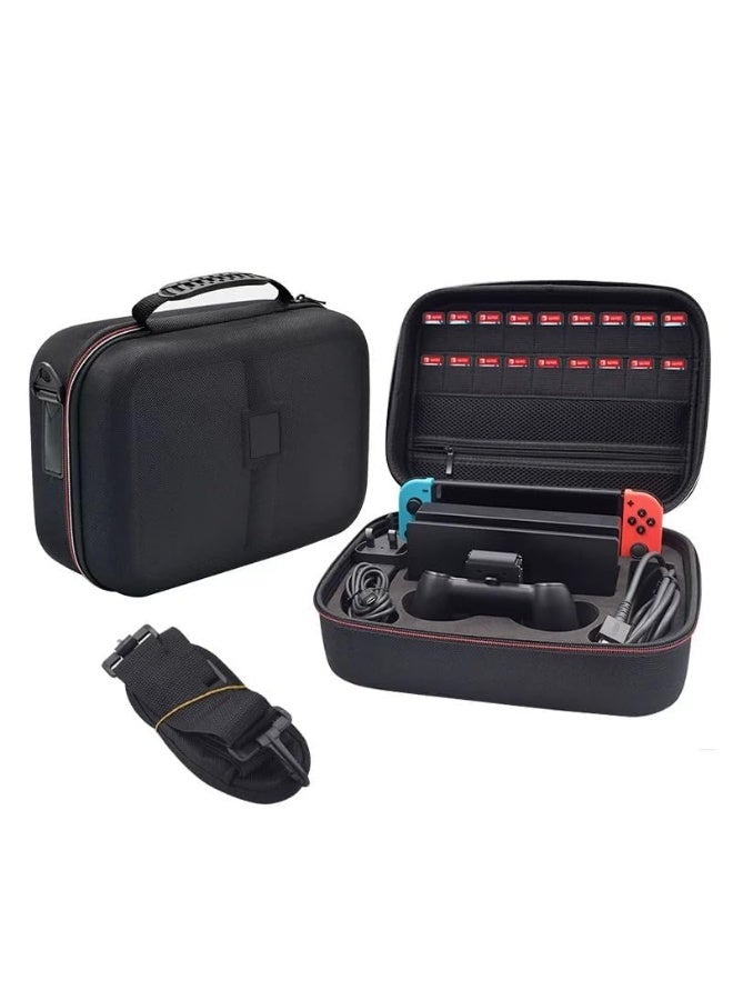 Carrying Case for Nintendo Switch 2, Large Protcective Travel Hardshell Storage Bag with 18 Game Cartridges for Nintendo Switch 2 Console Accessories. - Image 1