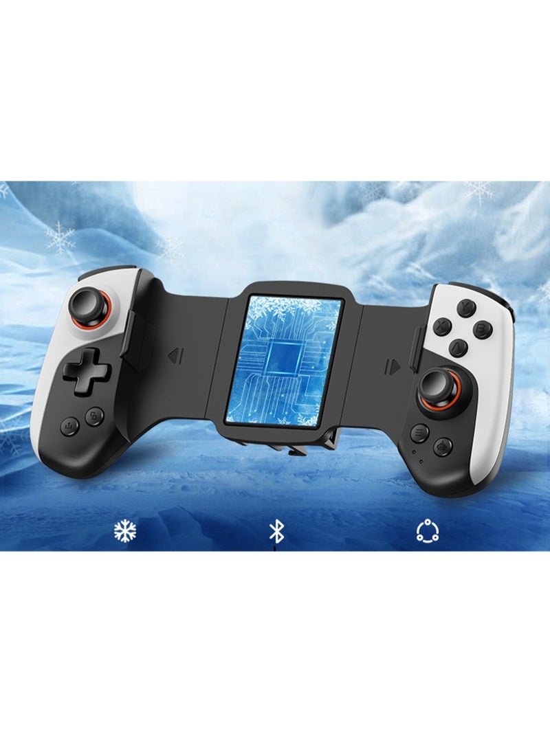 Professional Stretch Gamepad Gamwing Cooling Gamepad Bluetooth Gaming Controller compatible with Android iOS PC Switch with Hall Joysticks Precidion Trigger Vibration Motor
