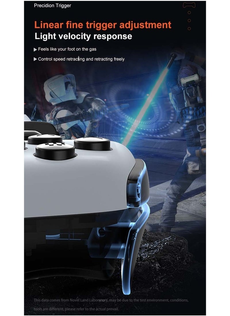 Professional Stretch Gamepad Gamwing Cooling Gamepad Bluetooth Gaming Controller compatible with Android iOS PC Switch with Hall Joysticks Precidion Trigger Vibration Motor