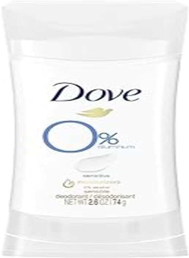 Dove 0% Aluminum Sensitive Deodorant Stick -74gm