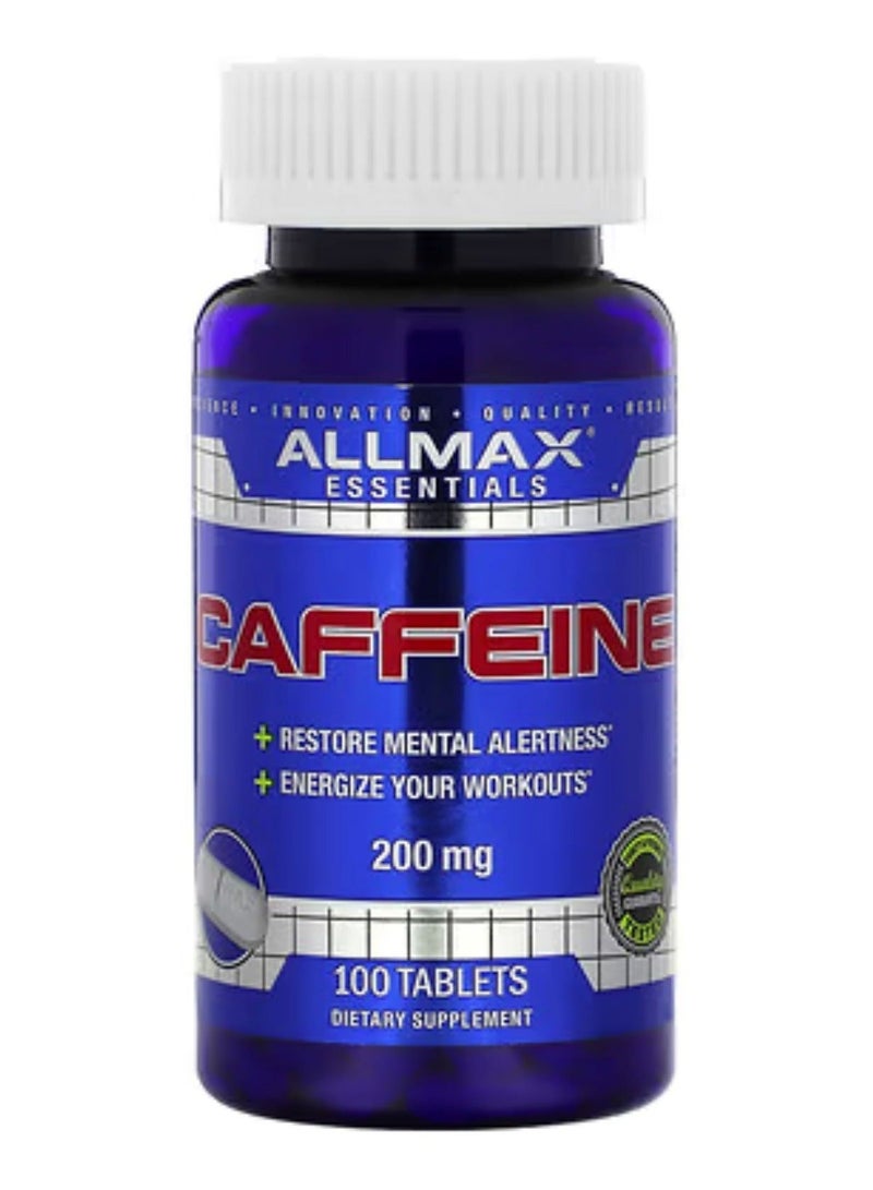 Allmax Caffeine Dietary Supplement Tablets - Image 1