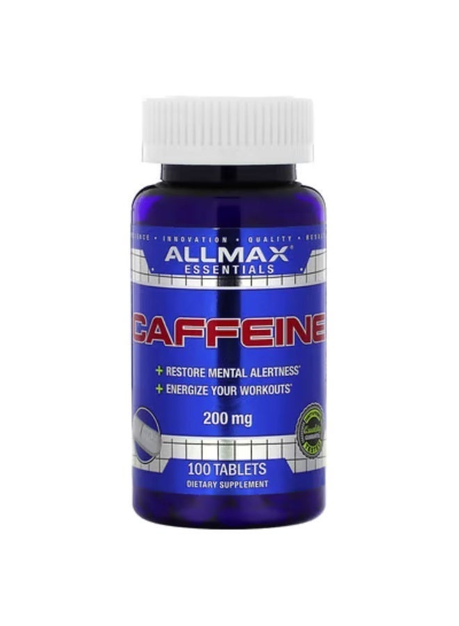 Allmax Caffeine Dietary Supplement Tablets - Image 3