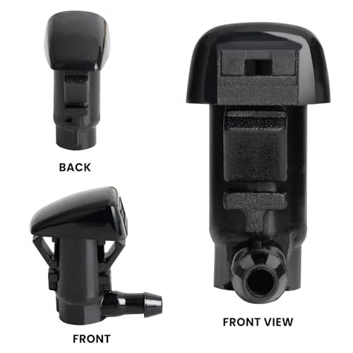 Belleone 2 Front Windshield Washer Nozzle Kit fit for 2007-2011 Ford Edge, 2007-2010 Lincoln MKX Base Sport Premium Sport, Replacement for 7T4Z-17603-A - Image 4