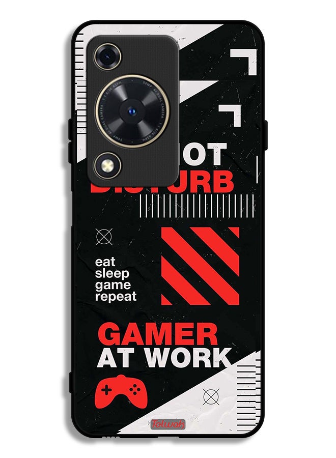 Tolwak Huawei Nova Y63 Protective Case Cover Do Not Disturb Gamer At Work