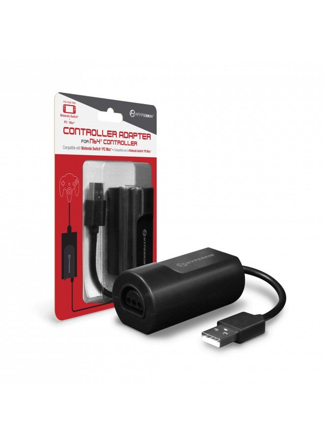 Hyperkin Controller Adapter for N64 Controller Compatible with Nintendo Switch/PC,M07412 - Image 1