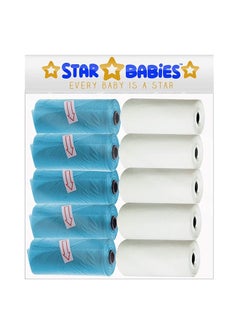 Scented Bag Blue White 10Pcs 150 Bags 22 X 32Cm Pack Of 1