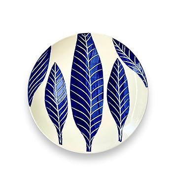 VolCraft Ceramic Quarter Dinner Side Plates (7 Inch, Set of 6, Microwave Safe) - Ceramic Plates for Dinner Serving Plates Starter Snacks Plates - Image 3