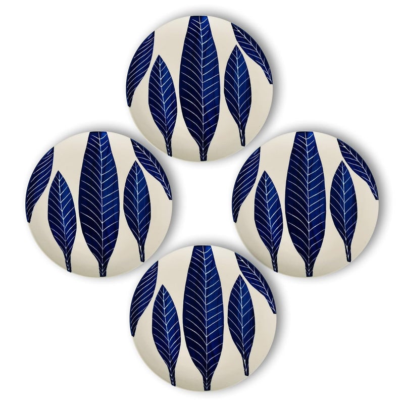 VolCraft Ceramic Quarter Dinner Side Plates (7 Inch, Set of 6, Microwave Safe) - Ceramic Plates for Dinner Serving Plates Starter Snacks Plates - Image 5