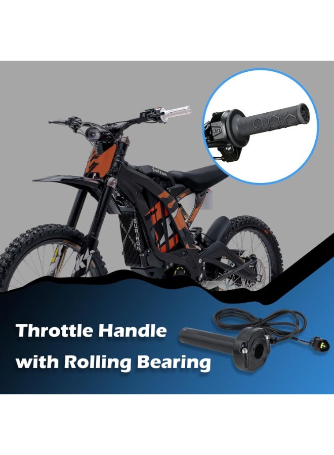 Throttle Handle with Rolling Bearing Throttle Cable Compatible with Electrice Dirt Bike Sur-Ron/Surron/Light Bee/Sur Ron S/Surron X/X160/X260 - Image 3