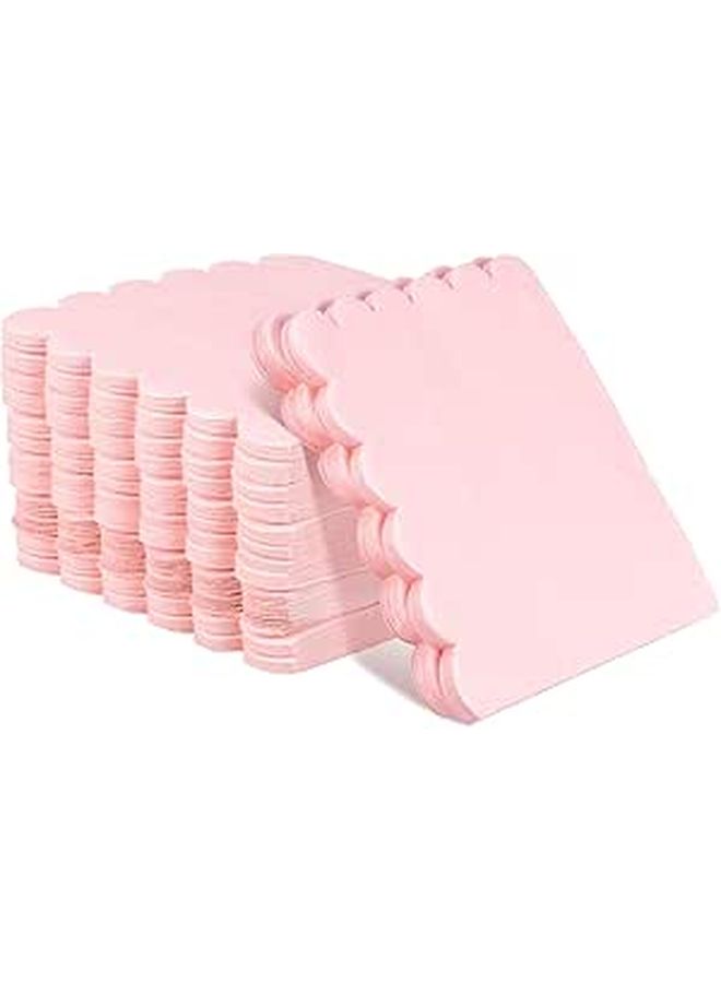 Scalloped Pink Paper Napkins 150 Count Disposable For Dinner Party Birthday Supplies - Image 1