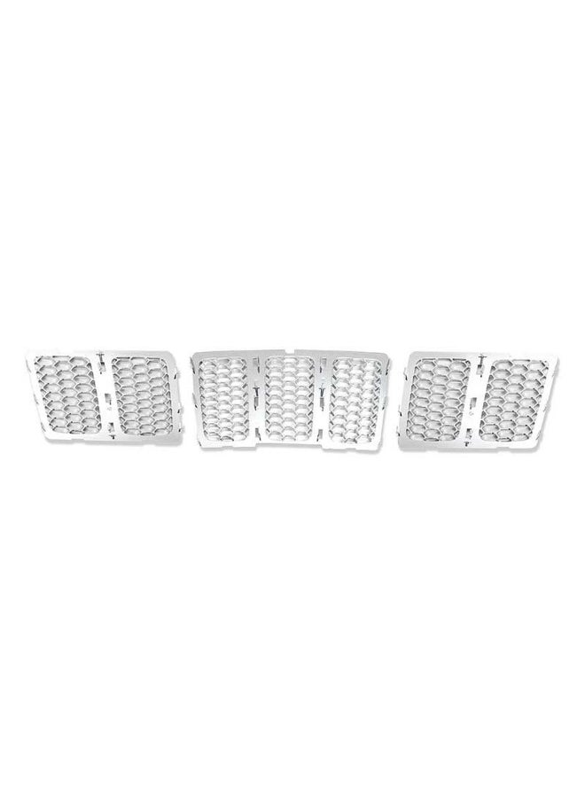 Generic ABS Car Grille Cover Decoration Stickers  For Jeep Grand Cherokee 2014-2016 Car Exterior Accessories 