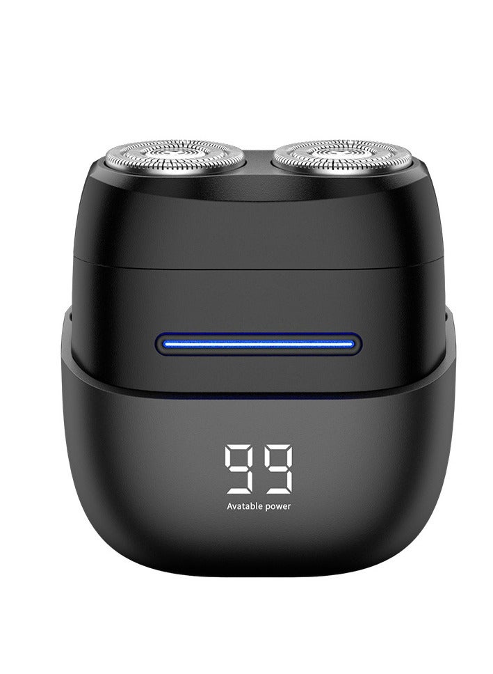 Generic Portable mini waterproof electric shaver 5.6*7.3cm  argent  - Image 3