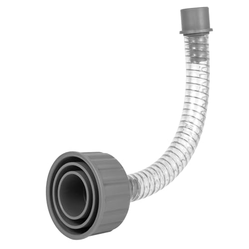 YullSorom Wet Vac Attachment A/C Drain Lines Cleaner Tool, AC Drain Line Vacuum Adapter to Unclog and Evacuate ABS Compatiable With Most PVC Pipe Sizes Grey - Image 1