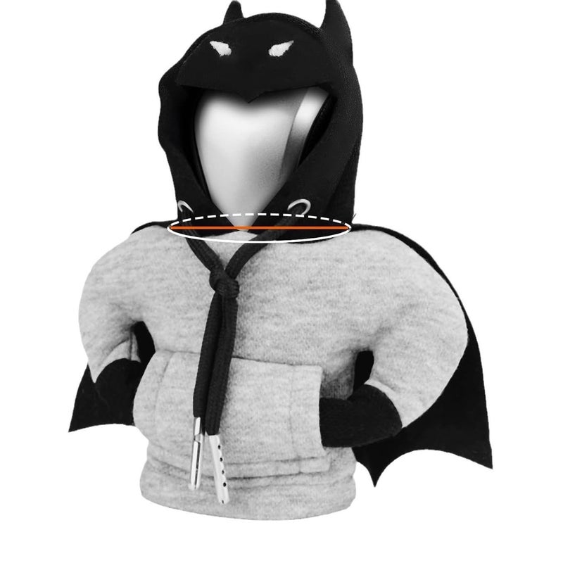 Generic Creative Batman Gear Shift Cover Black cape bat