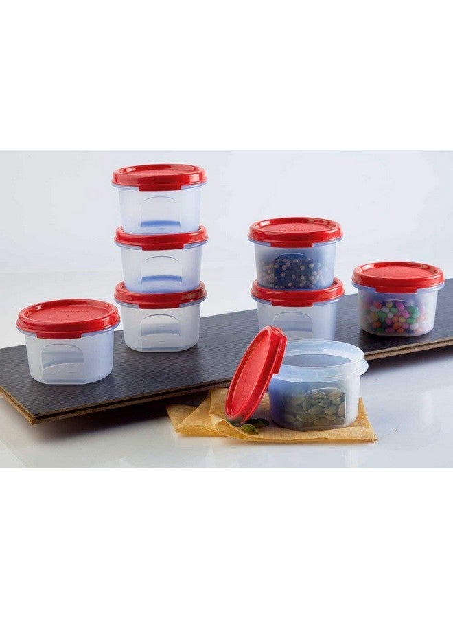 Tupperware حاوية توبيروار توبين البلاستيكية - 200 مل، 4 قطع، متعددة الألوان