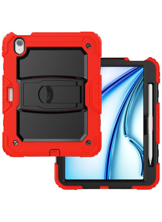 Zaboon Case For iPad Air 11 2025 / 2024 Silicone Hydric PC Tablet Case with Shoulder Strap & Holder - Image 2