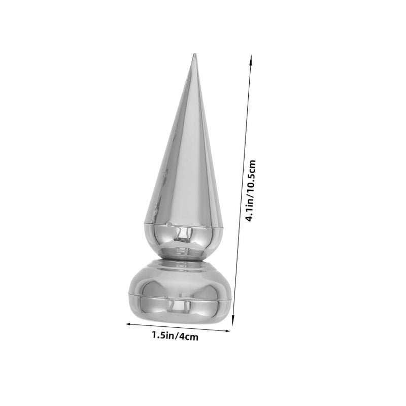 Stainless Steel 19mm Cone Fence Post Caps 4 Pack Anti Climb Garden Gate Protection - Image 3